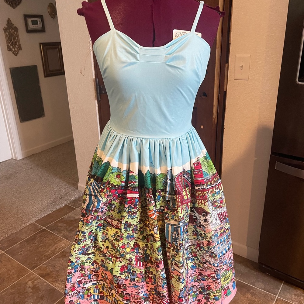 RARE HTF Where’s Waldo Collectif Dress!